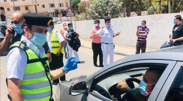 حملات لضبط المخالفين لقرار ارتداء الكمامة