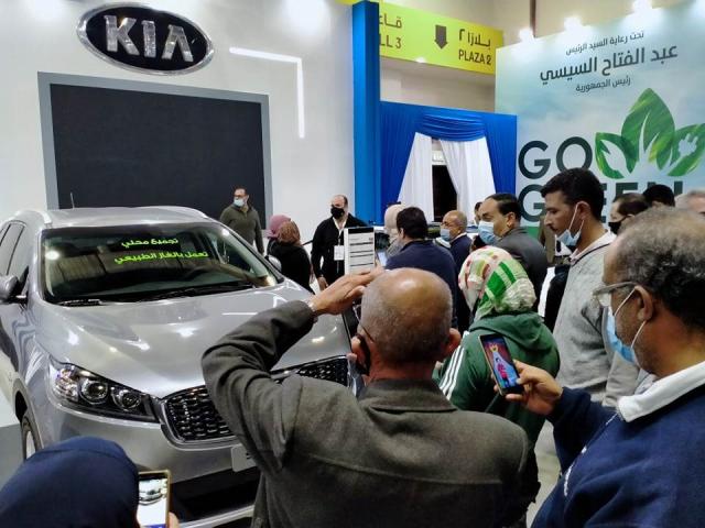 كيا سورينتو أثناء عرضها بمعرض الاحلال والتجديد  