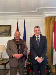 المدير التنفيذي لمهرجان جرش للثقافة والفنون ايمن سماوي يلتقي السفير الهنغاري لدى الأردن