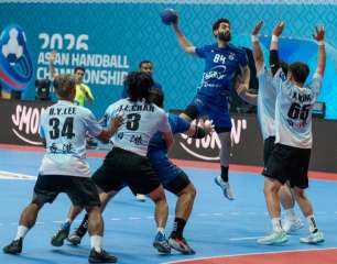 منتخب الكويت المتصدر فى مواجهة نارية مع الإمارات ببطولة آسيا لكرة اليد