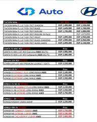 تعرف على..  أحدث قائمة سعرية لسيارات ”هيونداى” فى السوق المصرية