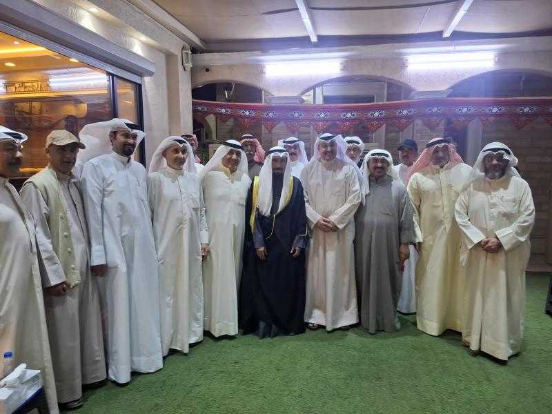 ديوان أبناء المرحوم عبدالرحمن الكندري يستقبل ويكرم شيوخ ال”الصباح” فى أجواء رمضانية