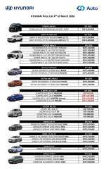 تعرف على أحدث قائمة سعرية لسيارات ”هيونداى” فى مصر 2026