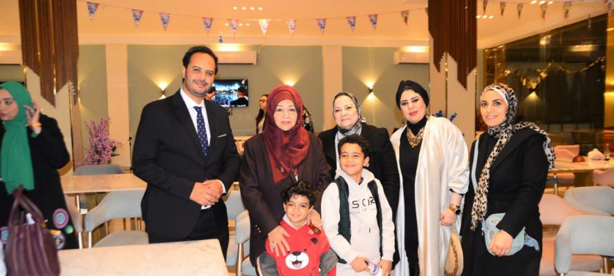 المنتجة الكبيرة رنا ابوسيدو تزين حفل إفطار الفنانة عفاف شعيب