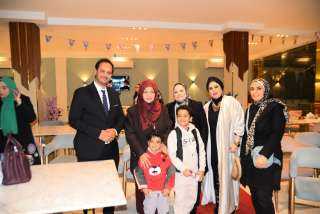 المنتجة الكبيرة رنا ابوسيدو تزين حفل إفطار الفنانة عفاف شعيب