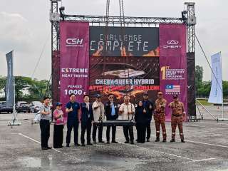 اكتمال تحدي سلامة بطارية CHERY CSH الهجينة في ماليزيا بنجاح