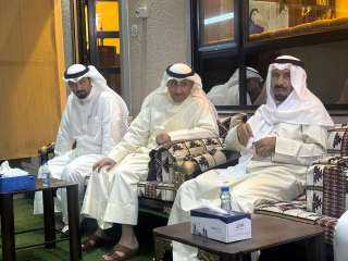 الشيخ علي جابر الأحمد الصباح فى زيارة خاصة لديوان أبناء المرحوم عبدالرحمن الكندري