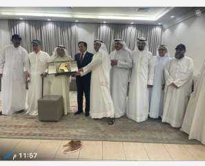 ديوان أبناء المرحوم عبدالرحمن الكندري يكرم سفير باكستان  بدولة الكويت
