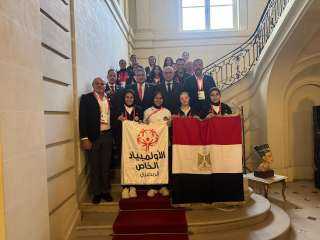 مصر تحصد الميدالية الفضية بكأس العالم لكرة القدم الموحدة للأولمبياد الخاص فى... مصر تحصد الميدالية الفضية بكأس العالم لكرة القدم الموحدة للأولمبياد الخاص فى باريس