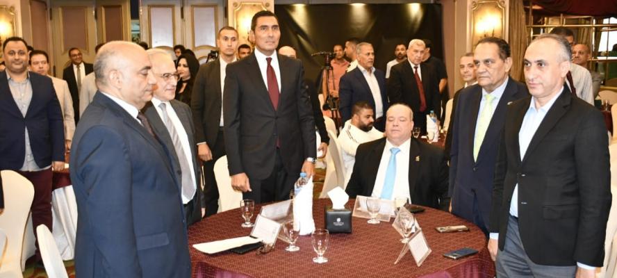 وزير الرياضة ورئيس اللجنة البارالمبية يشهدان المؤتمر الصحفي الخاص بدورة الألعاب العربية الأولى
